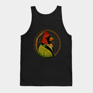 Cardinal In Smoking Jacket Tank Top